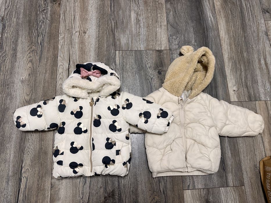 Зимни дрехи за бебе момиче 74-80