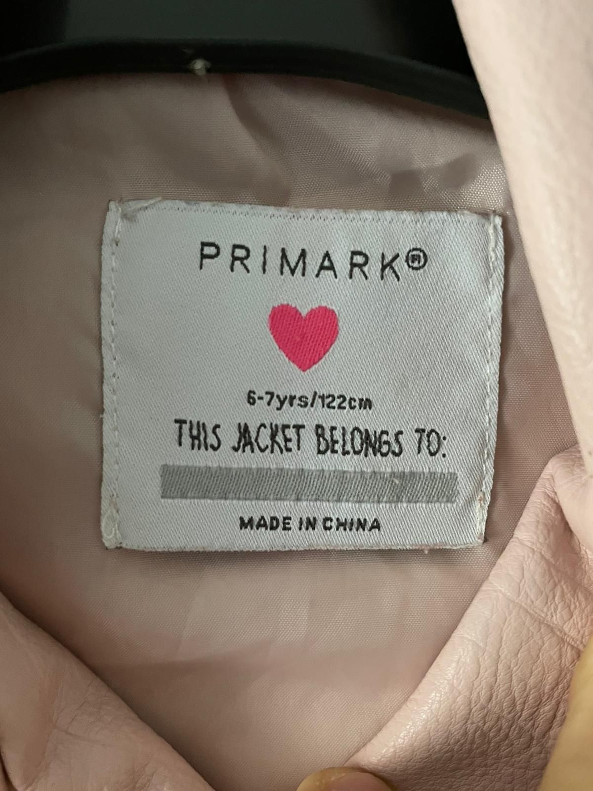 Geaca piele Primark 6-7 ani