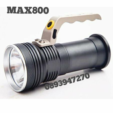 Мощен LED фенер с 1 CREE XM-L T6 + лупа и зуум и 2 и 3бр. акум. бат.