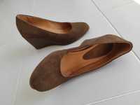 Дамски обувки платформа естествена кожа Scarperia