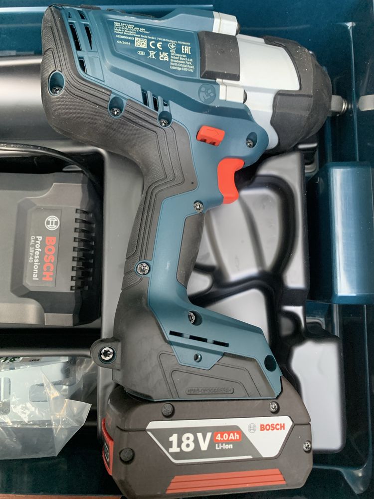 Bosch GDS 18V-1000/ударен безчетков гайковерт /+батерия 4 ah.,+зарядно