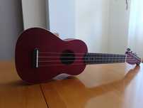 Червено укулеле Fender