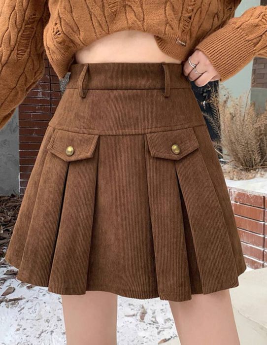 Коричневая юбочка размер М