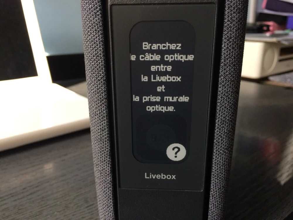 Router fibra optica ORANGE LIVEBOX 6 codat  Orange Franta.