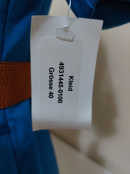 Стилна синя рокля