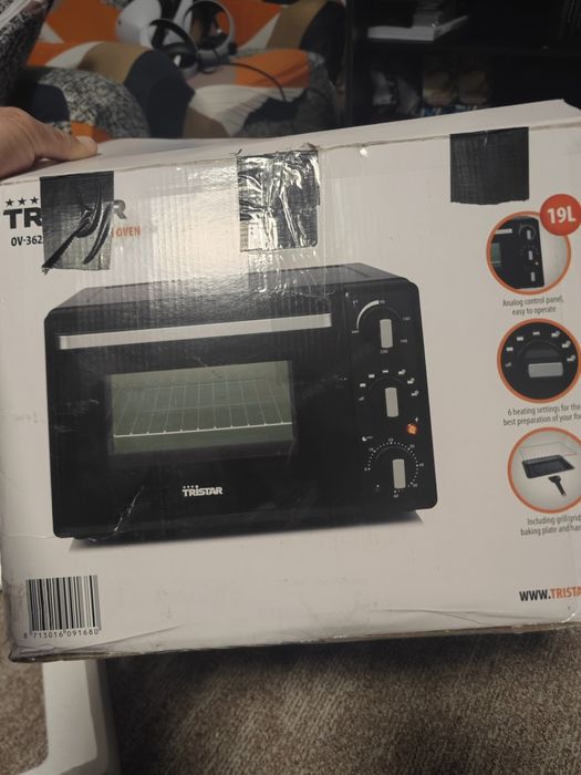 Cuptor electric cu convectie, 19L, 800W - Tristar