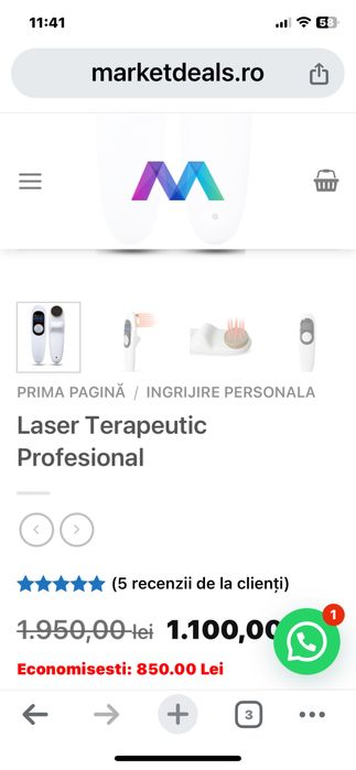 laser terapeutic cu led