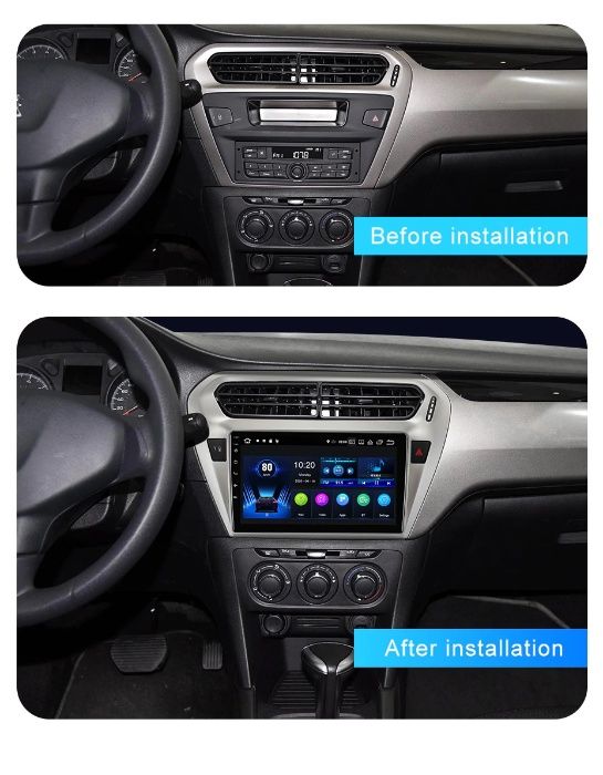 Navigatie Android- 9 inch Peugeot 301 Citroen Elysee ,3008,5008