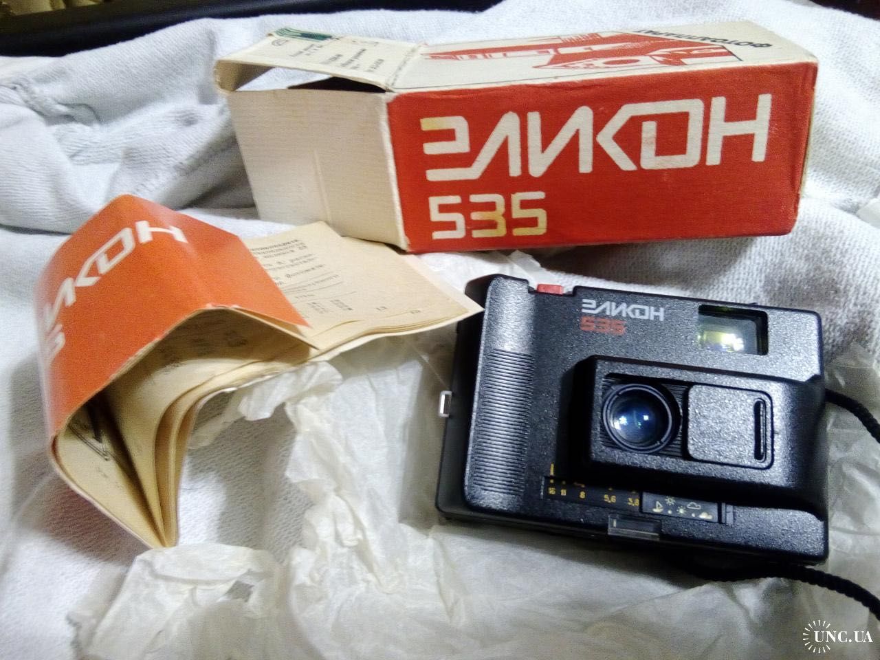 «Новый» Фотоаппарат-антиквариат Эликон 535 , 1992 года выпуска