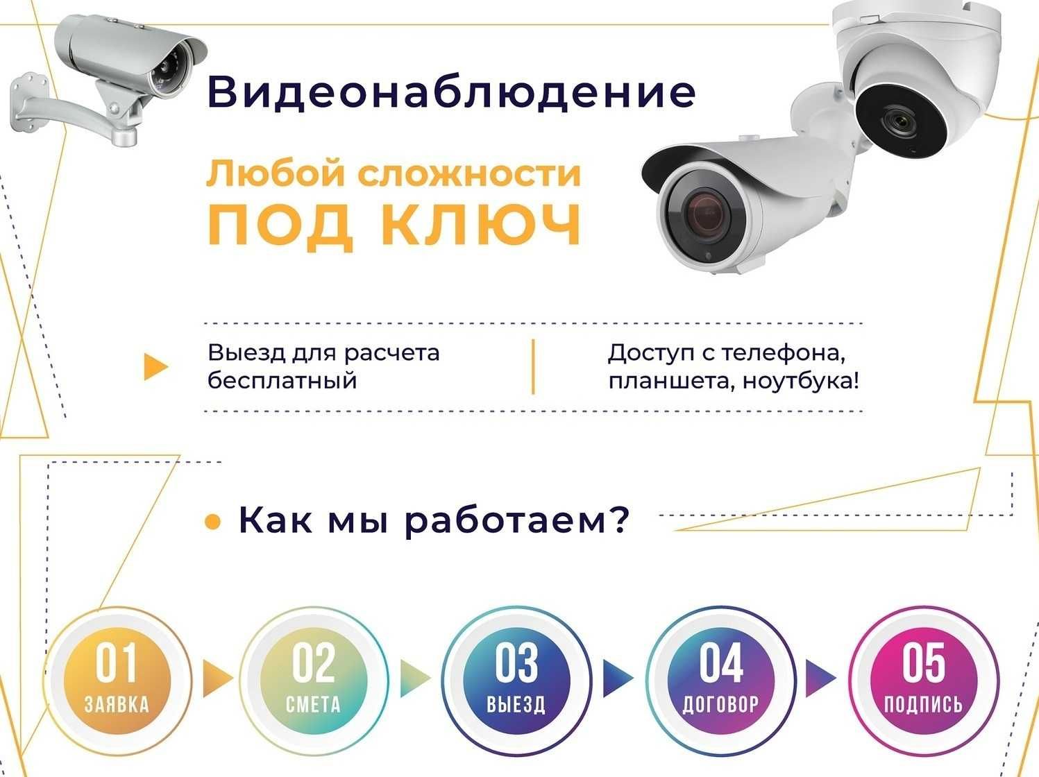 Установка, продажа, обслуживание камер видеонаблюдения