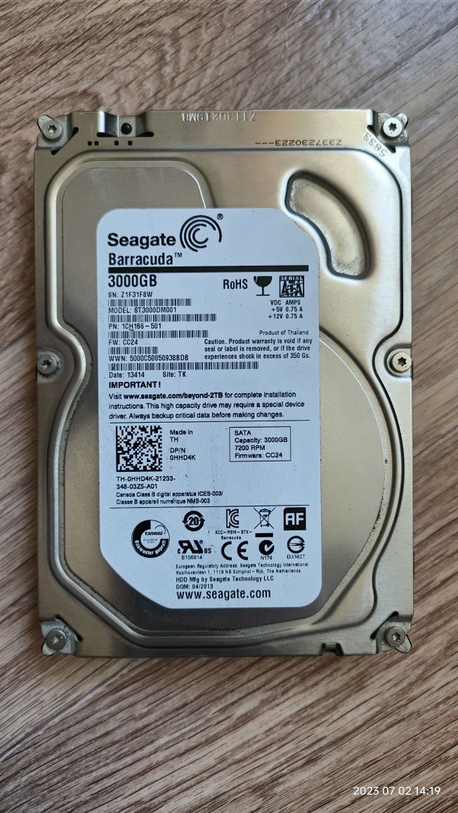 Жесткий диск Seagate Barracuda 3tb 7200rpm