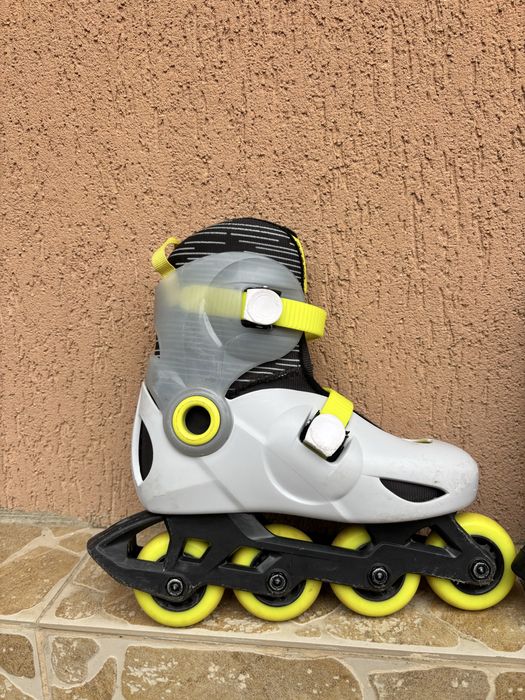 Role Dechatlon PLAY5 Gri Copii Gri pal - Mărime 30/32