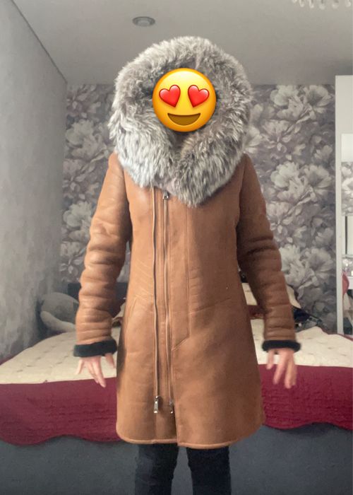 Дубленка новая теплая