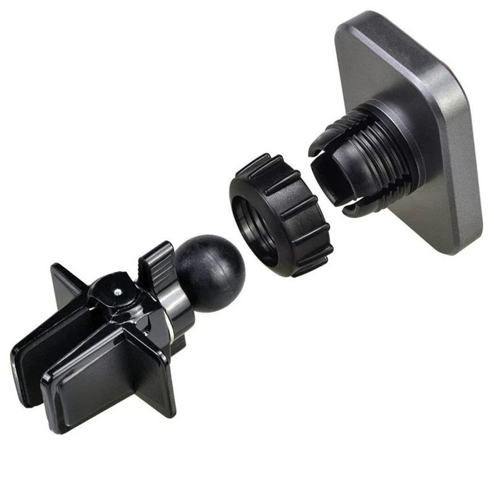 Suport Magnetic Auto Pentru Telefon Patrat Placuta Metalica Inclusa