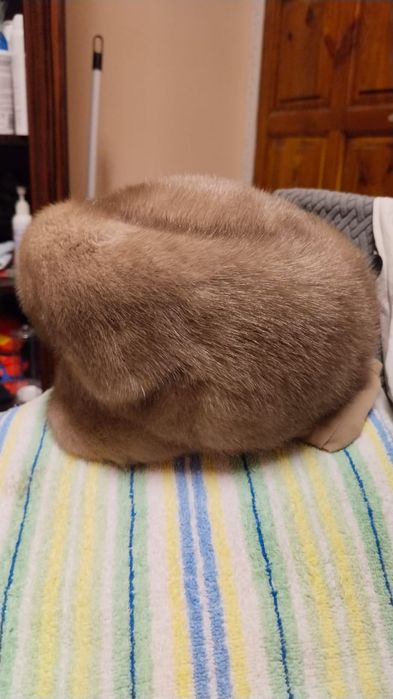 Шапка женская,норка , бу