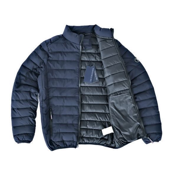 ПРОМО TRUSSARDI-L и XL-Оригинално мъжко синьо пухено яке