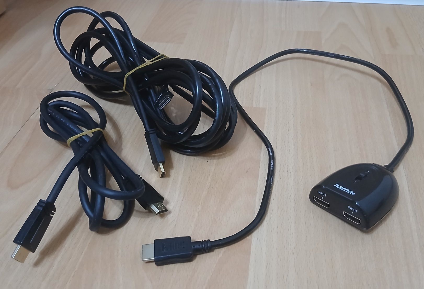 Кабел Hama HDMI 2x1 Суич Switcher сплитер хдми