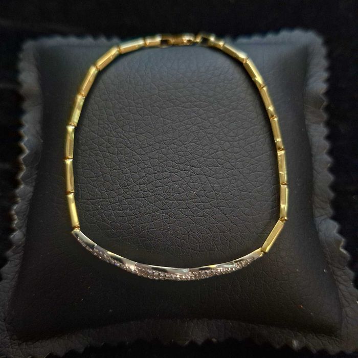 ( B31589.2 / Ag28 Doi Baieti ) Bratara Aur 18K - 4.60 grame / 2050 lei