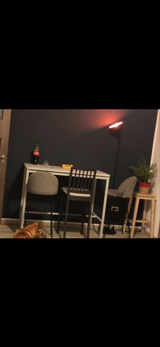 Scaun bar tapitat Ikea ekedalen impecabil