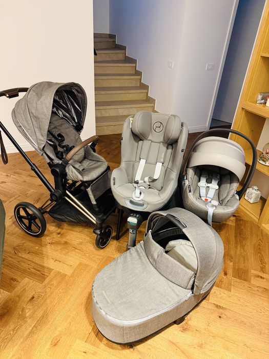 Carucior Cybex Priam 3 + Scaun de masina pana la 4 ani - impecabile