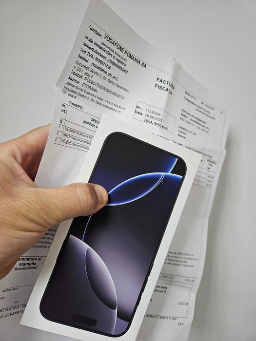 IPhone 16 Pro Max, 1 Tb, neverlock, nou la cutie, 2 ani Garantie.