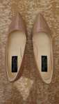 Pantofi cu toc nude marime 36 noi
