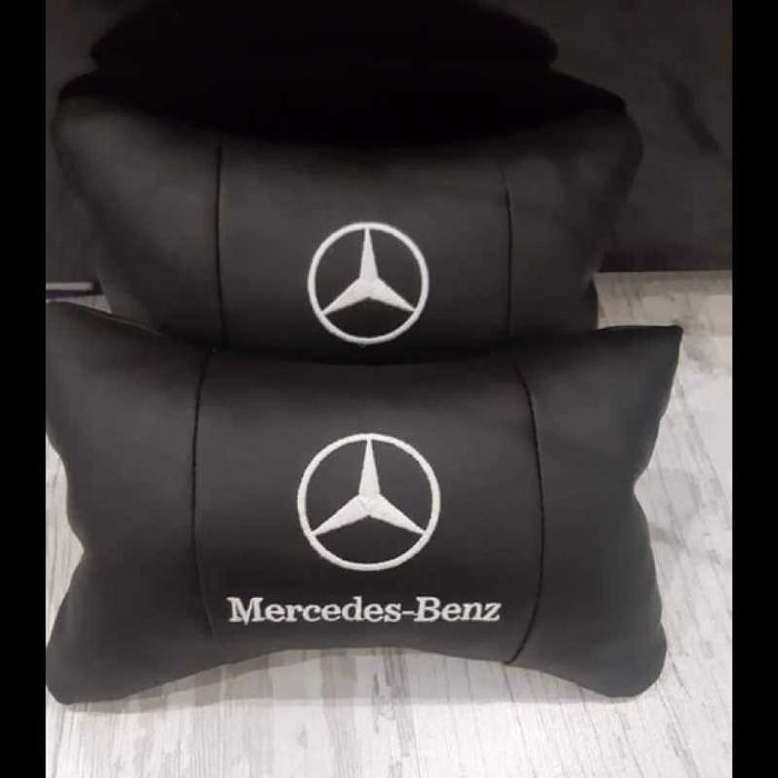 възглавнички за автомобил Mercedes бродирани Кожа 2 броя