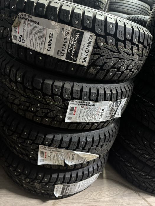 Шины 185/60 R15 зима шипы новые  покрышки резина колеса донгелек
