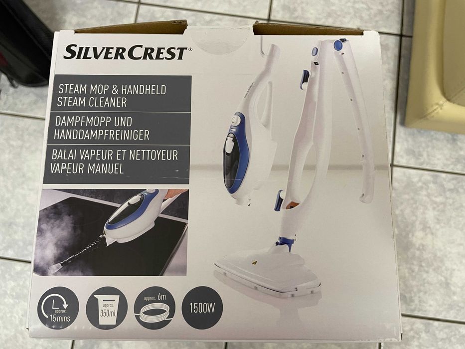 Парочистачка Steam Mop & Handheld Steam Cleaner SilverCrest