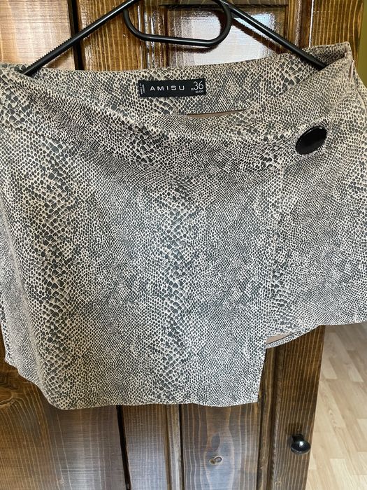Fusta-pantalon animal-print ,marimea 36