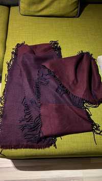 Asos Зимен шал одеало в лилаво бордо - намален 16лв