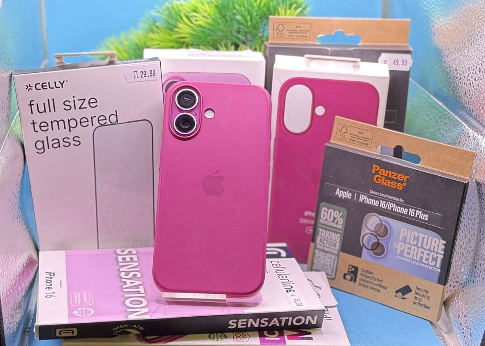 ГАРАНЦИОНЕН!!! Apple iPhone 16, 256GB, 5G, Pink