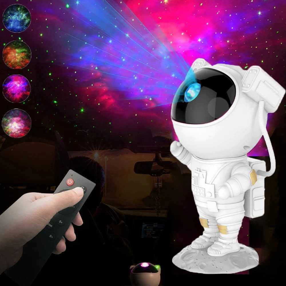 Lampa veghe copii Led proiector Galaxy Astronaut Starry Sky