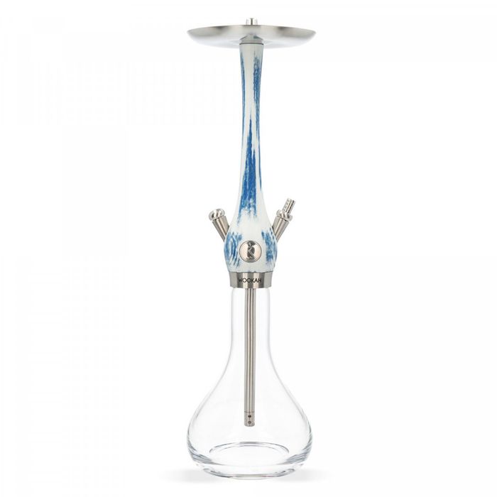 Narghilea Wookah White Nox / Arctic Blue / Nox / Mauve Maner + Furtun