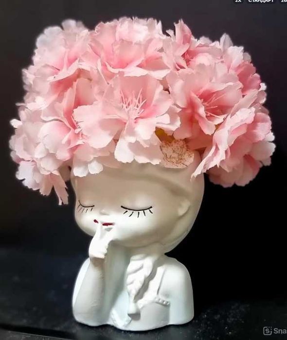 Ваза с цветами – идеальный акцент для вашего интерьера! Hand Made