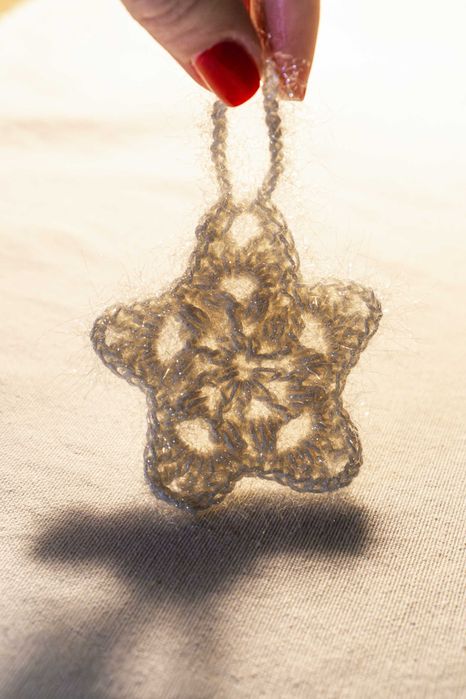 Decoratiuni brad Craciun crosetate handmade