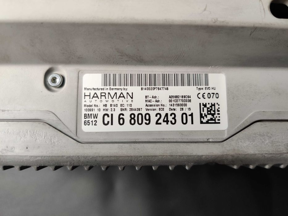 Navigatie BMW NBT EVO B140 GPS 2GB pt BMW F20 F30 F15 F16 F25