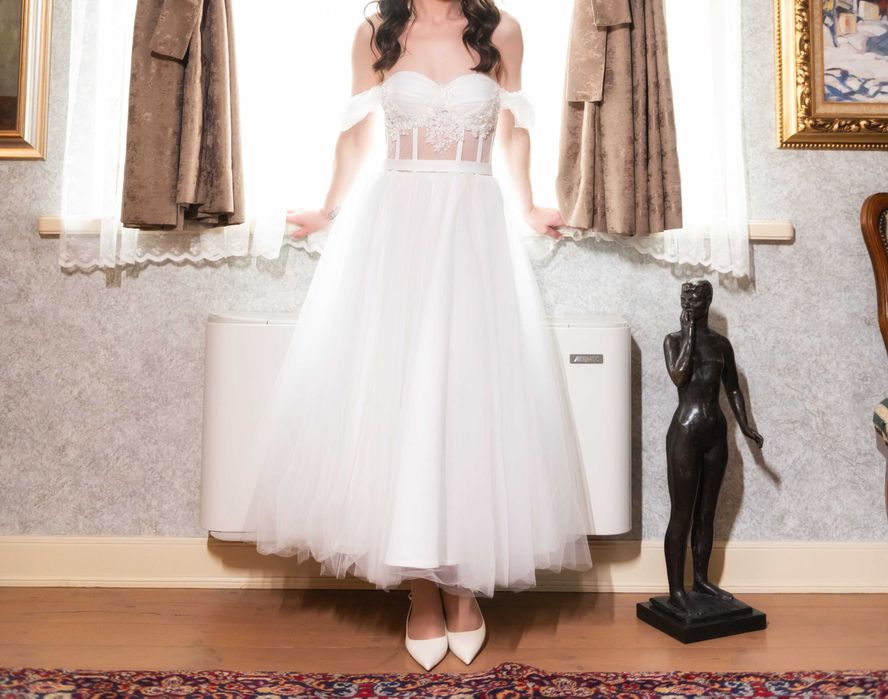 Миди булченска рокля