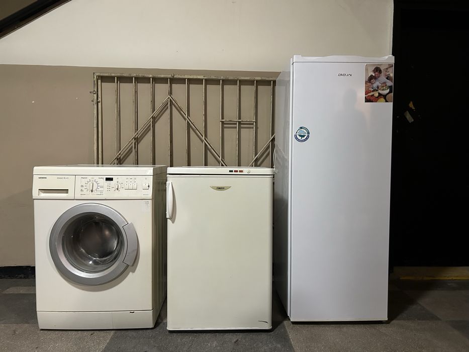 Хладиник, фризер и пералня