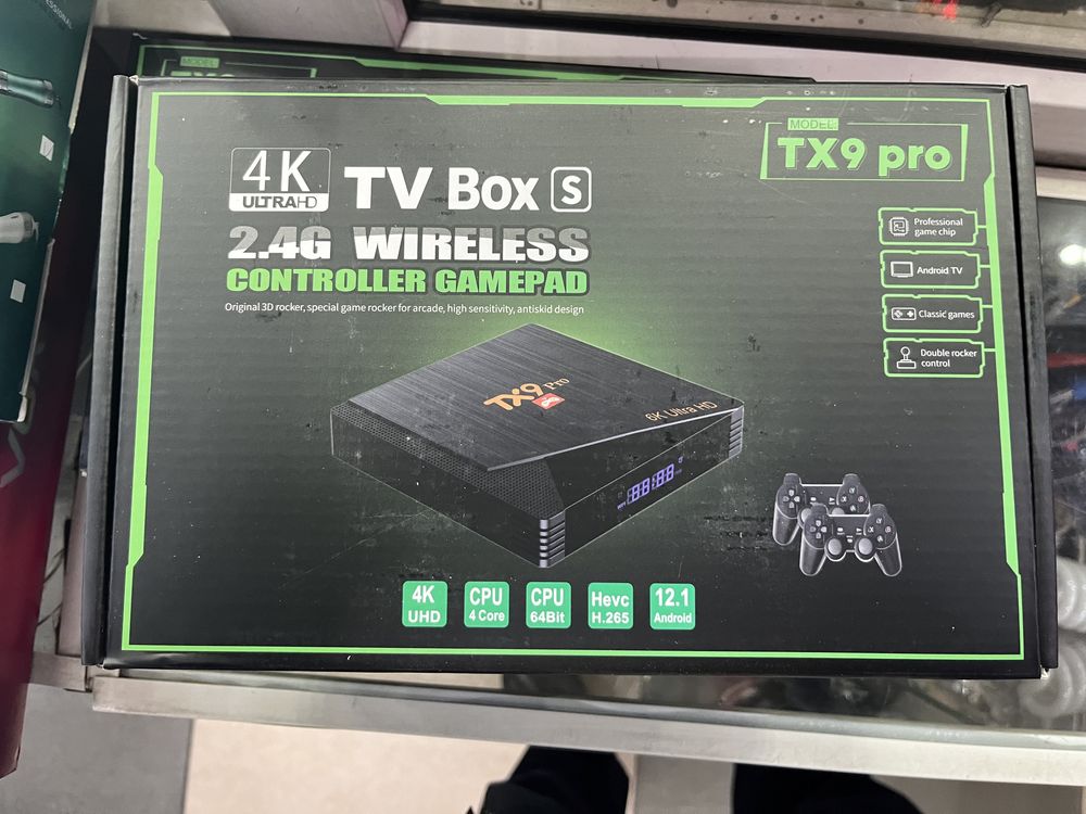 Игровая приставка TX 9 PRO GAME BOX+ ANDROID TV