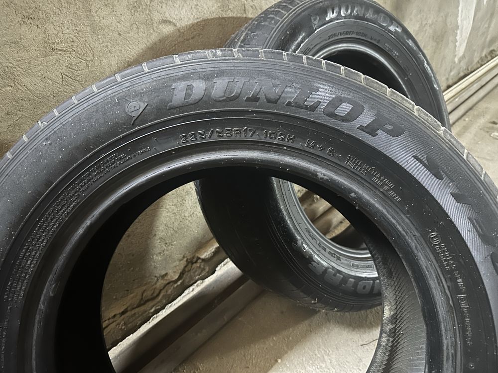 Продается  летних шин фирмы Dunlop 225/65 R17
