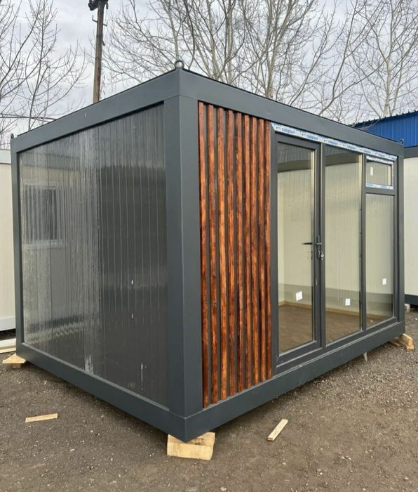 Vand containere modulare Birou cabană Vitrina magazin Coafor Casă
