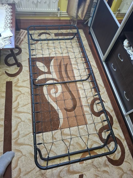 Pat Pliabil Cu Saltea 1 Persoana