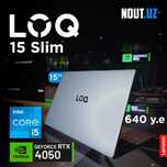 Lenovo LOQ 15 Slim RTX 4050,i5,512GB SSD,12GB Магазин Nout.uz