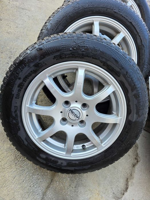 Джанти 14 цола с зимни гуми за vw up
