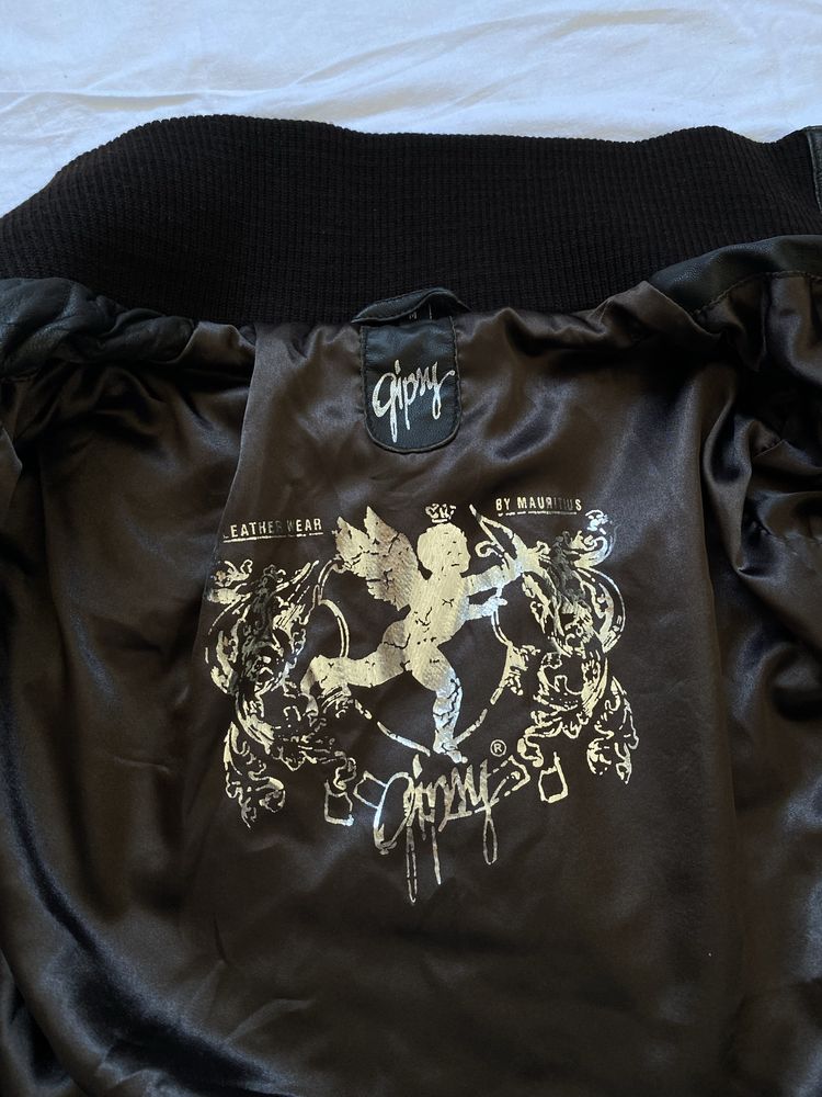 Gipsy by mauritius geaca de piele naturala (nu nike, stussy, adidas)