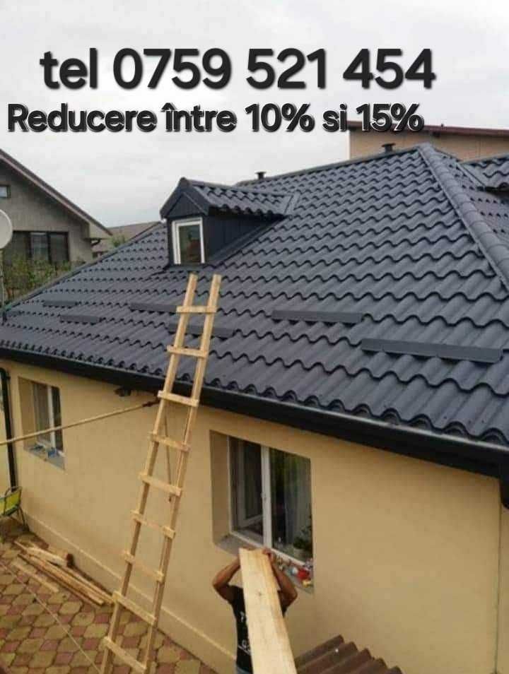 Reparati acoperișuri montaj Tablă Bilka Dulgheri Hidroizolații