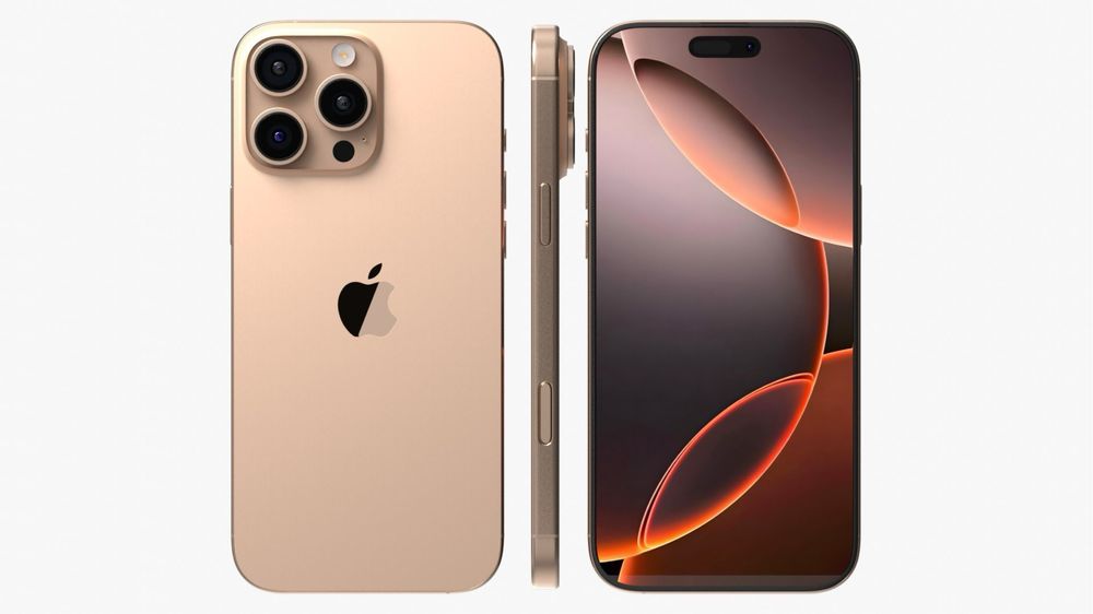 Iphone 16pro 256gb, titanium gold, sim+esim