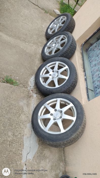 Jante aluminiu 16 + anvelope iarna