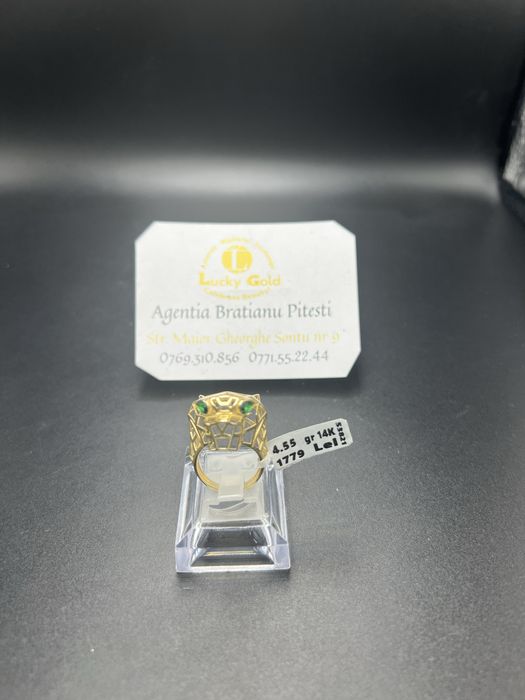 Inel aur 14 k 4,55gr marimea 10/50 cod 21308